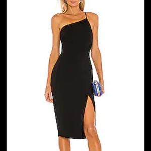 LIKELY One Shoulder Strap Dress